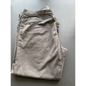 B525 AG ADRIANO GOLDSCHMIED EVERETT SLIM STRAIGHT GRAY SATEEN JEANS 38 X 24